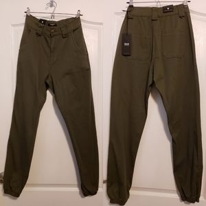 American Bazi Olive Color Twill Jogger Medium NWT